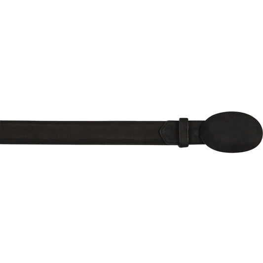 Nubuck Black Western Belt