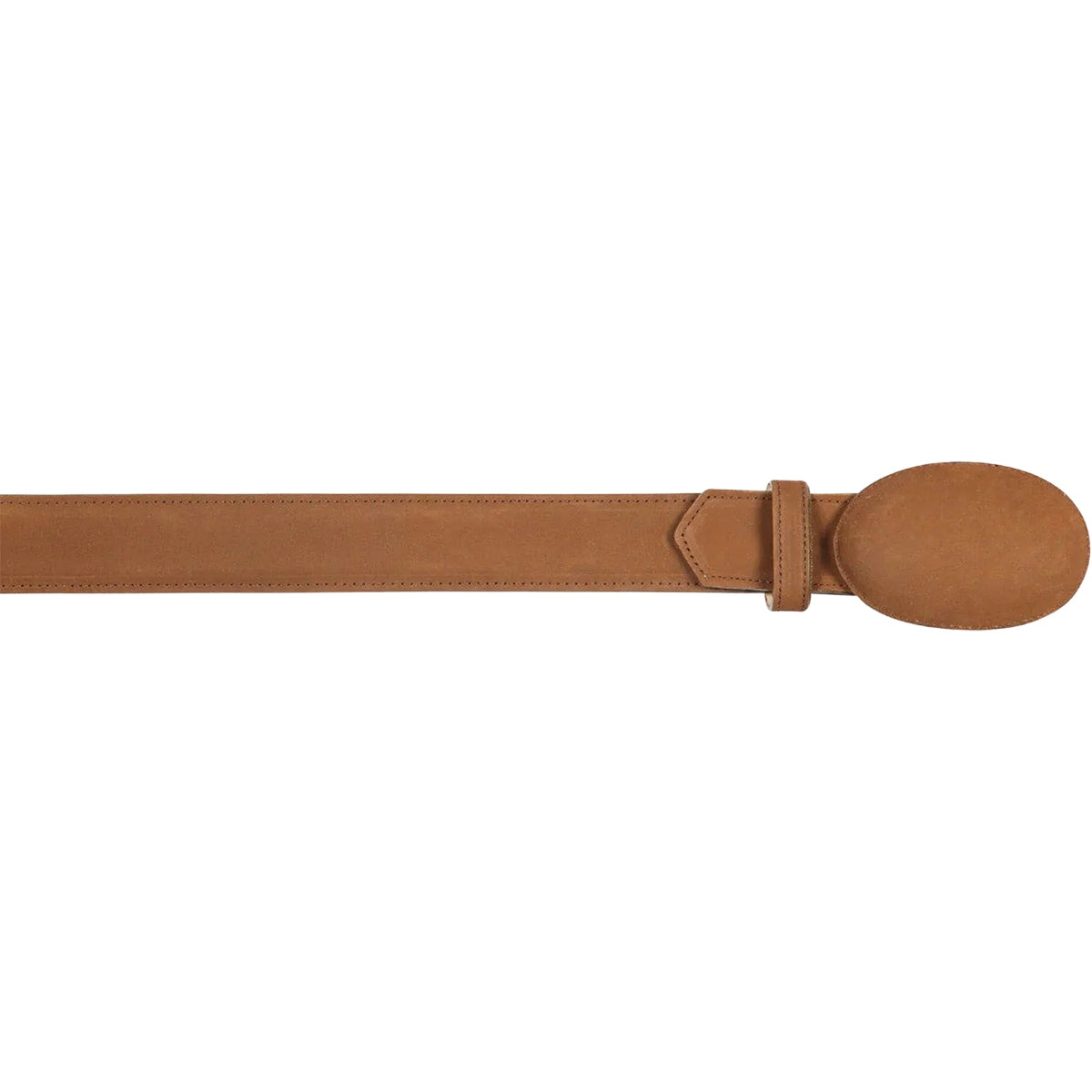  Nubuck Shedron Brown Cowboy Belt