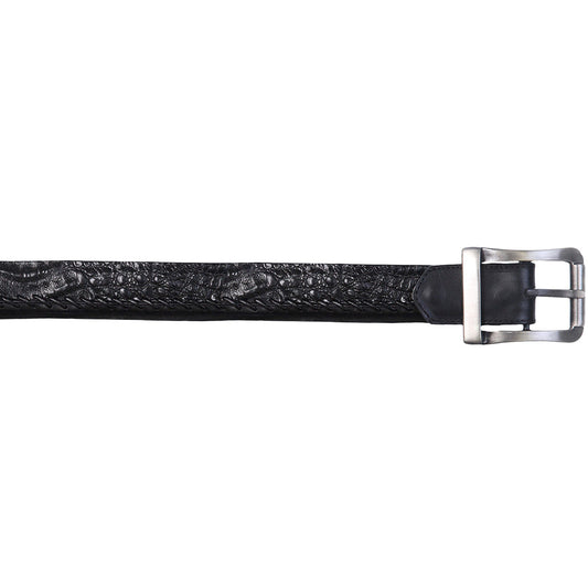  Men's Black Caiman Belt