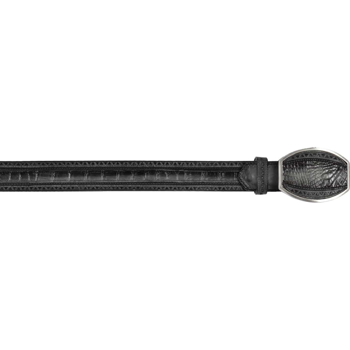  Faded Grey Caiman Belt