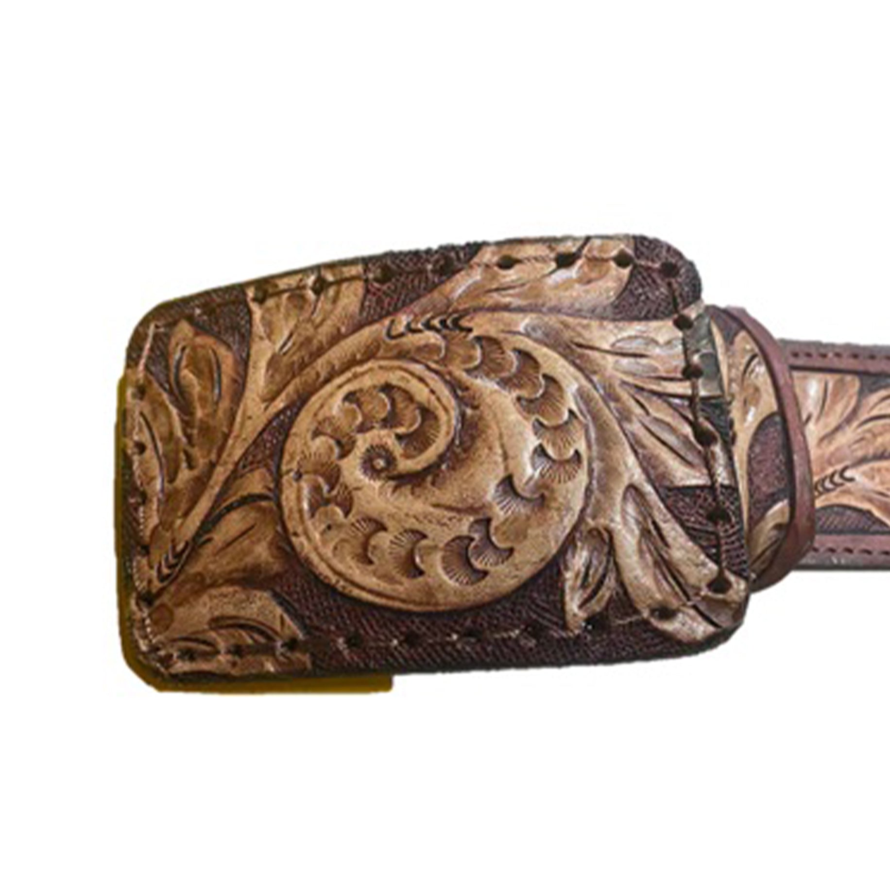 Handmade Leather Hand Tooled Belt