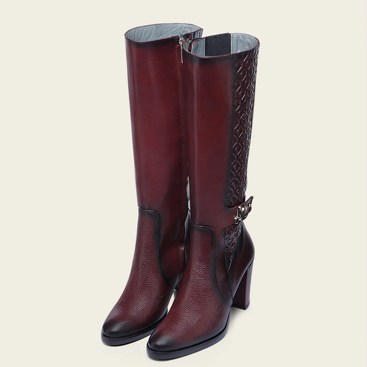  Ladies Wine Tall Boot