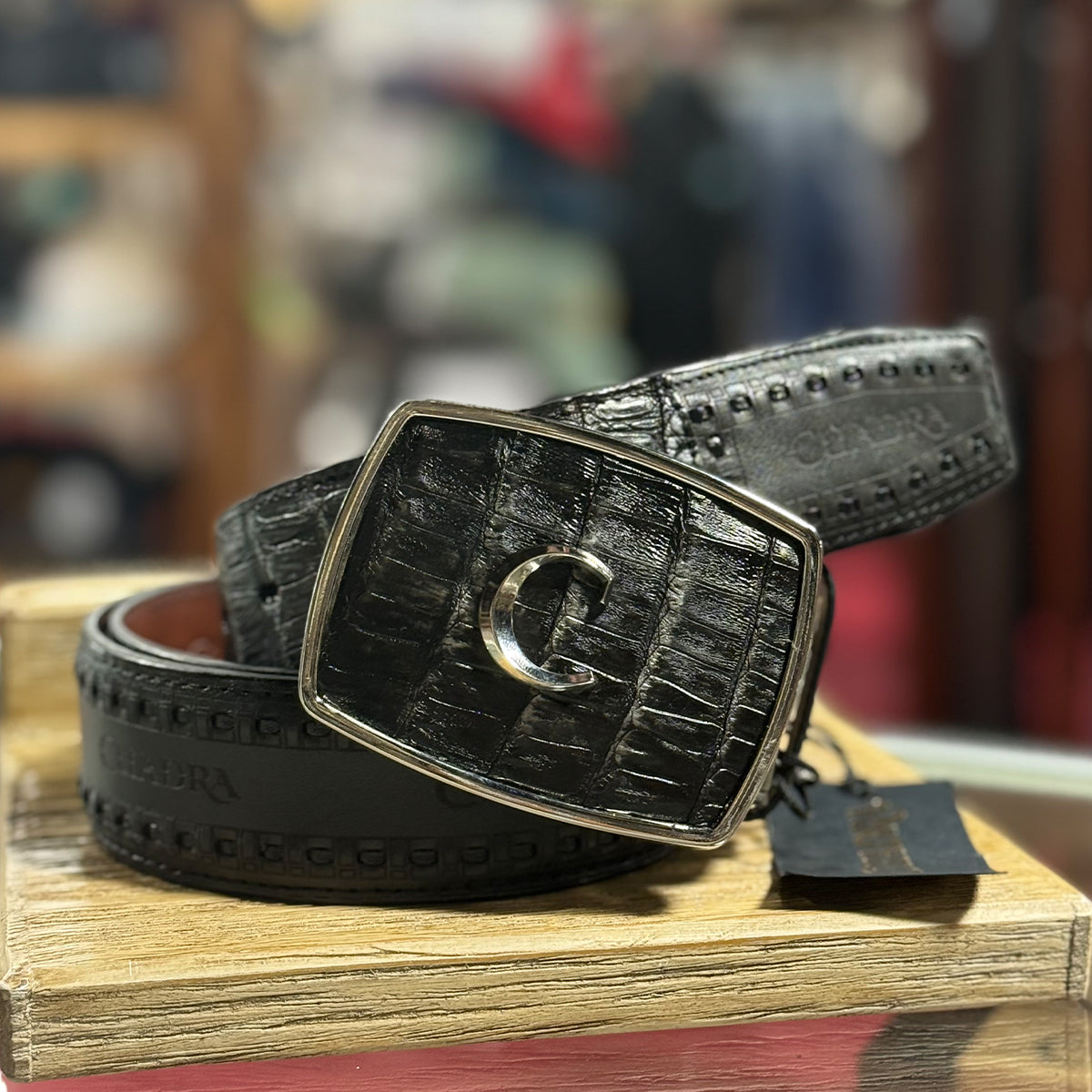  Black Caiman Belt