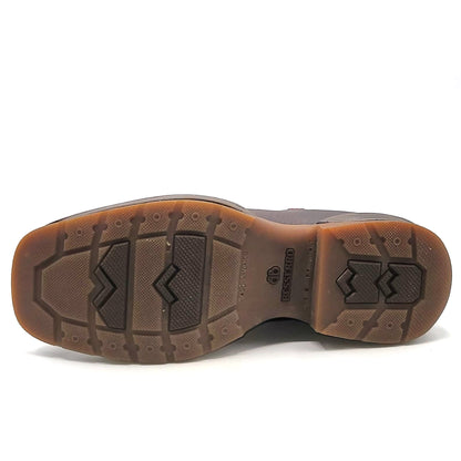  Square Toe Brown Short Cowboy Boots