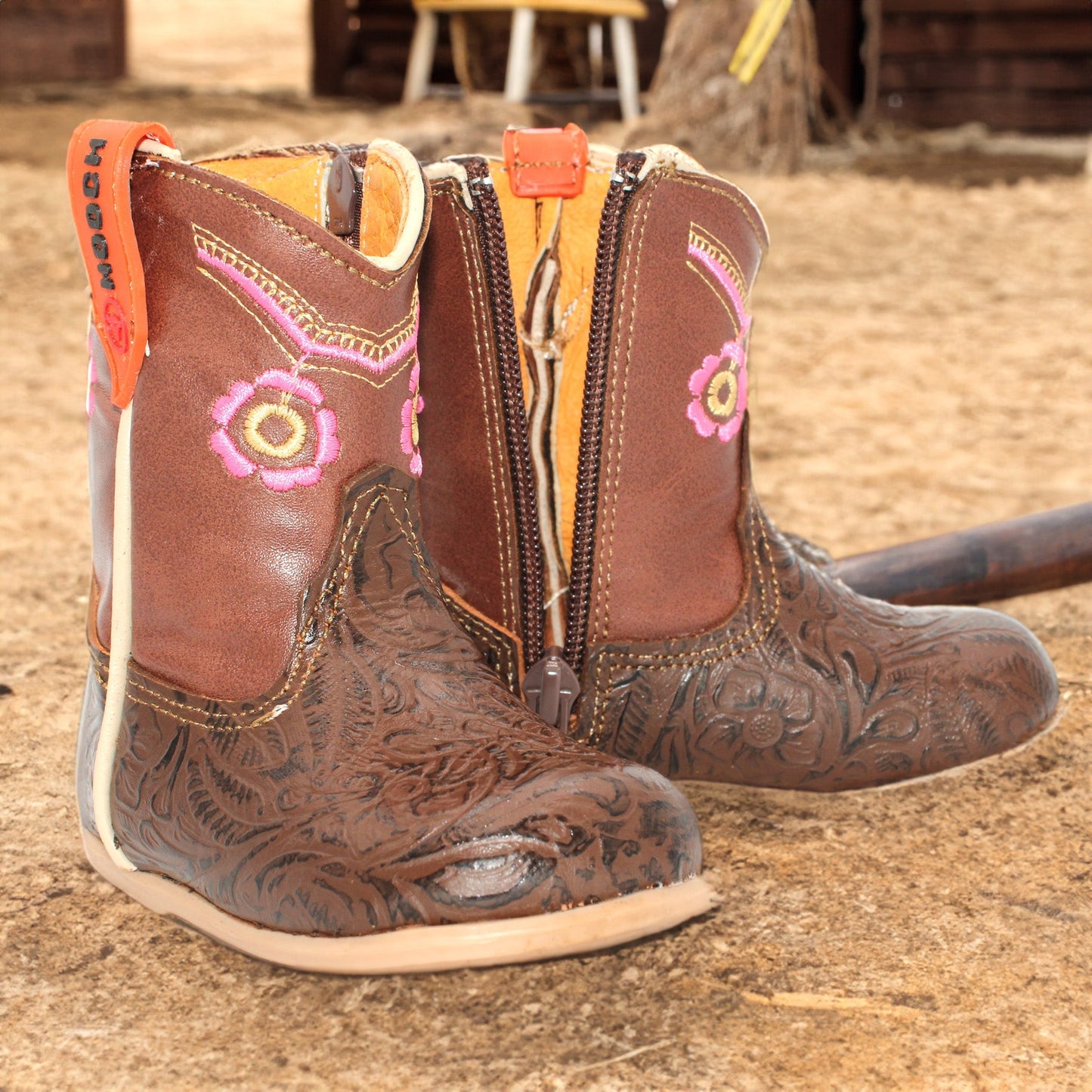  Tooled Print Baby Boot