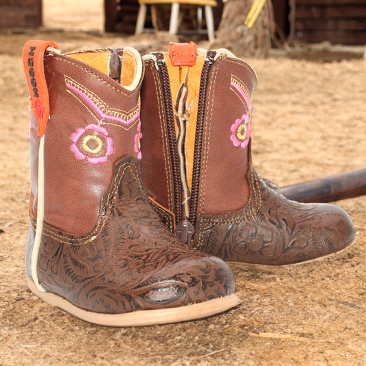  Tooled Print Baby Boot