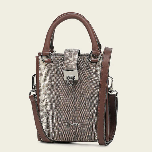  Grey Carunga Snake Handbag