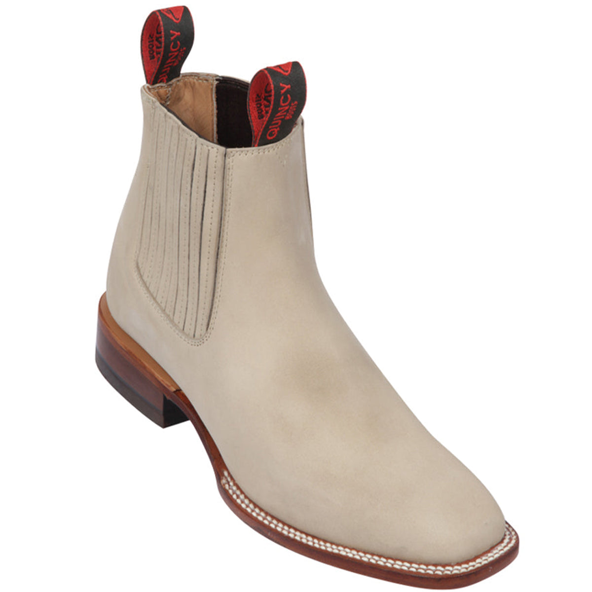  Off-White Square Toe Boots