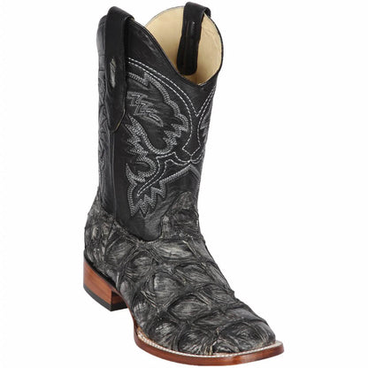  Rustic Black Pirarucu Boots