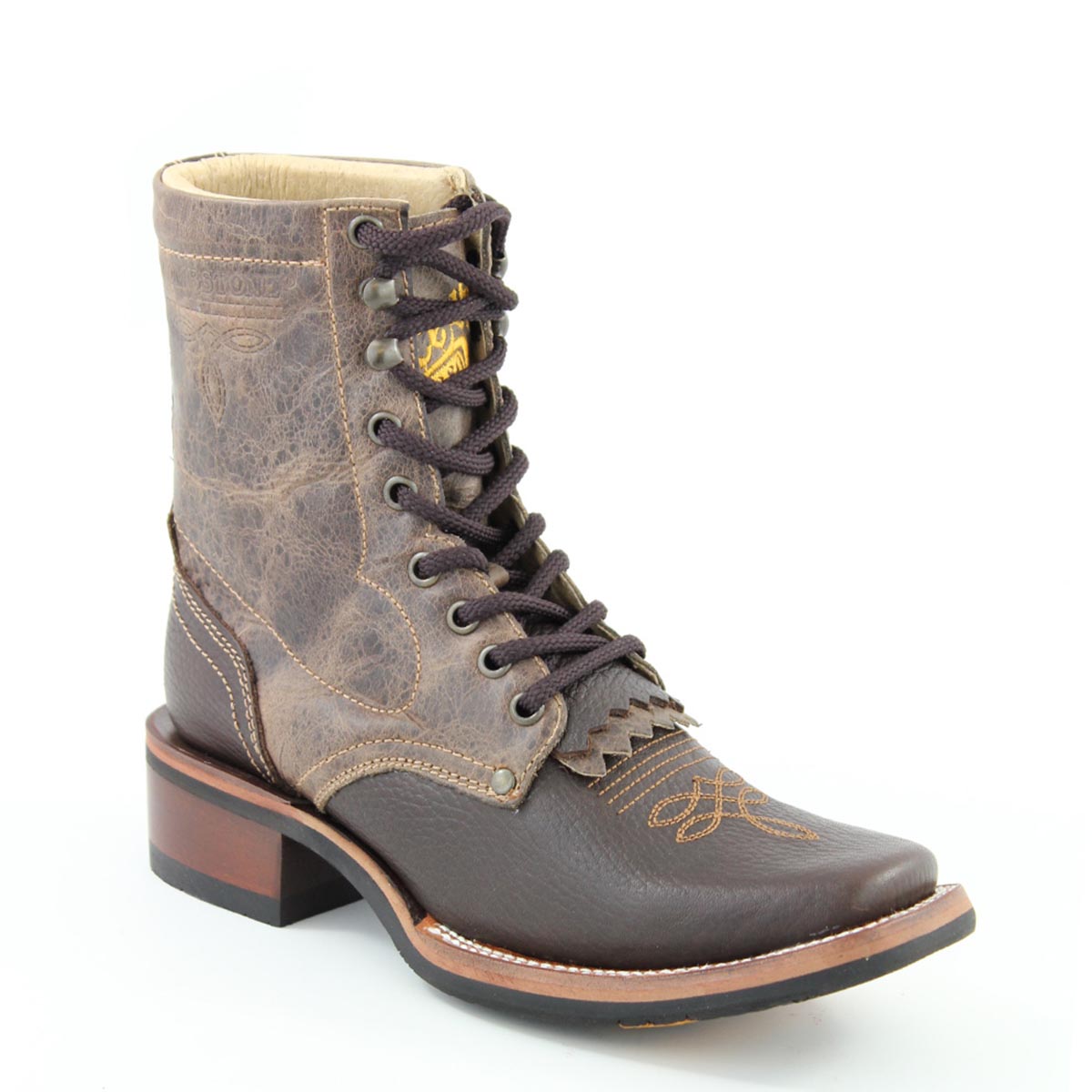 Lace Up Cowgirl Boots