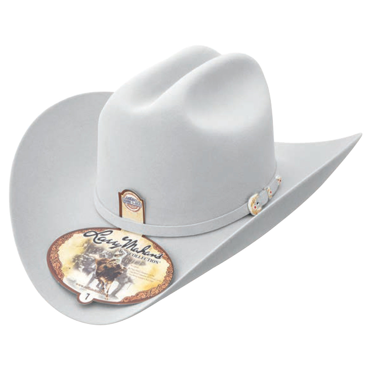  Larry Mahan Tucson 10x Felt Cowboy Hat Platinum
