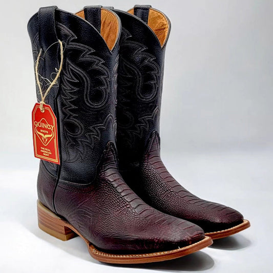  Print Ostrich Leg Boots