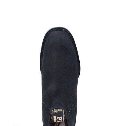  Black Ankle Square Toe Boot