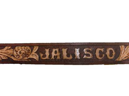 Handmade Leather Hand Tooled Belt