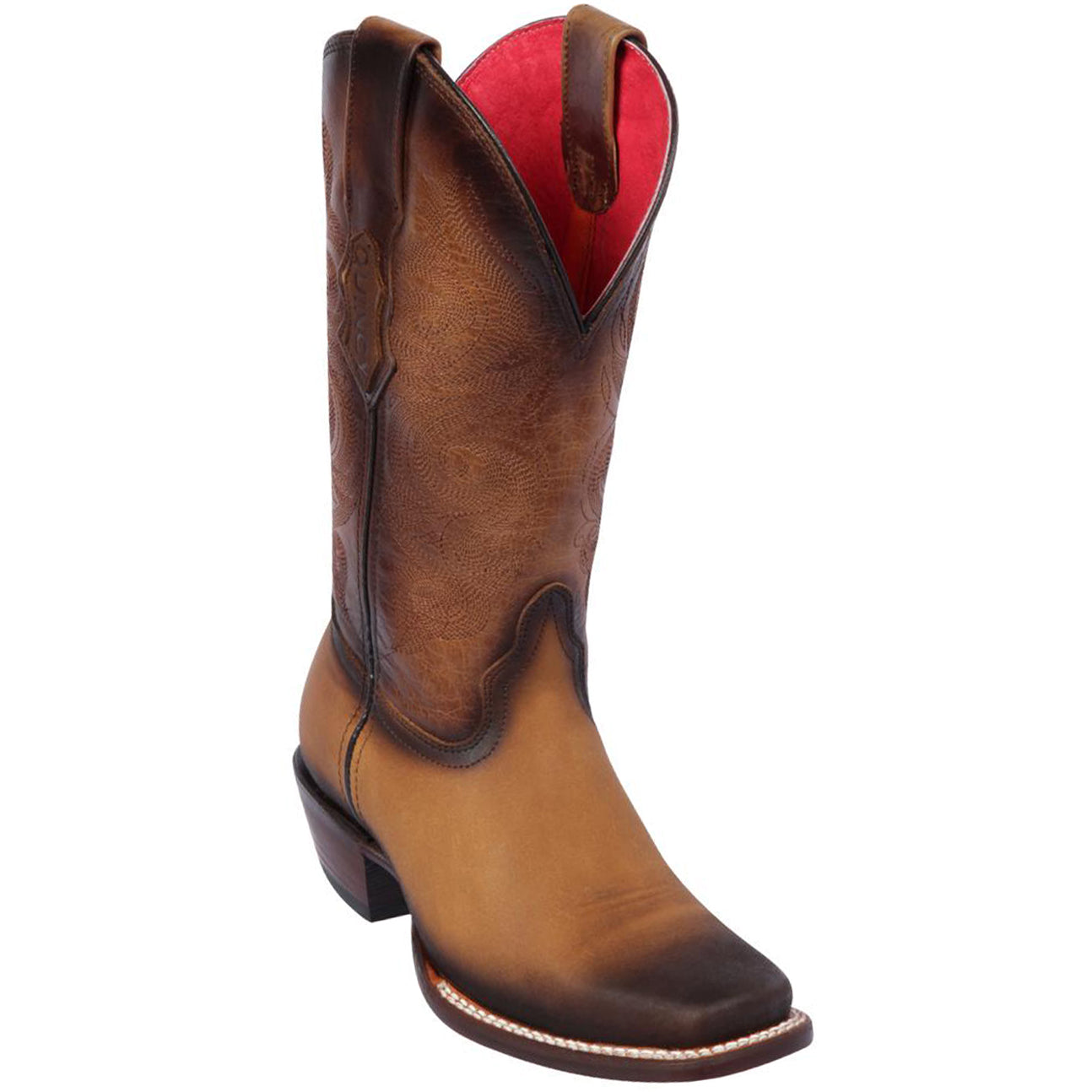  Burnished Women's Square Toe Boots