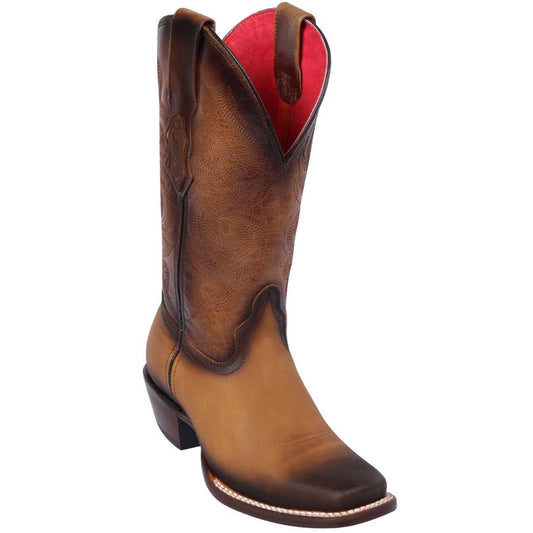 Burnished Women's Square Toe Boots
