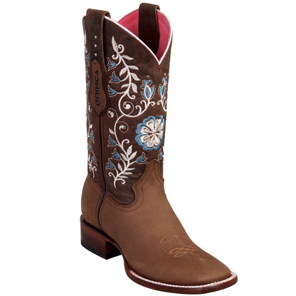  Flowered Cowgirl Boot