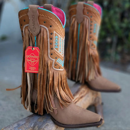  Fringe Cowgirl Boots