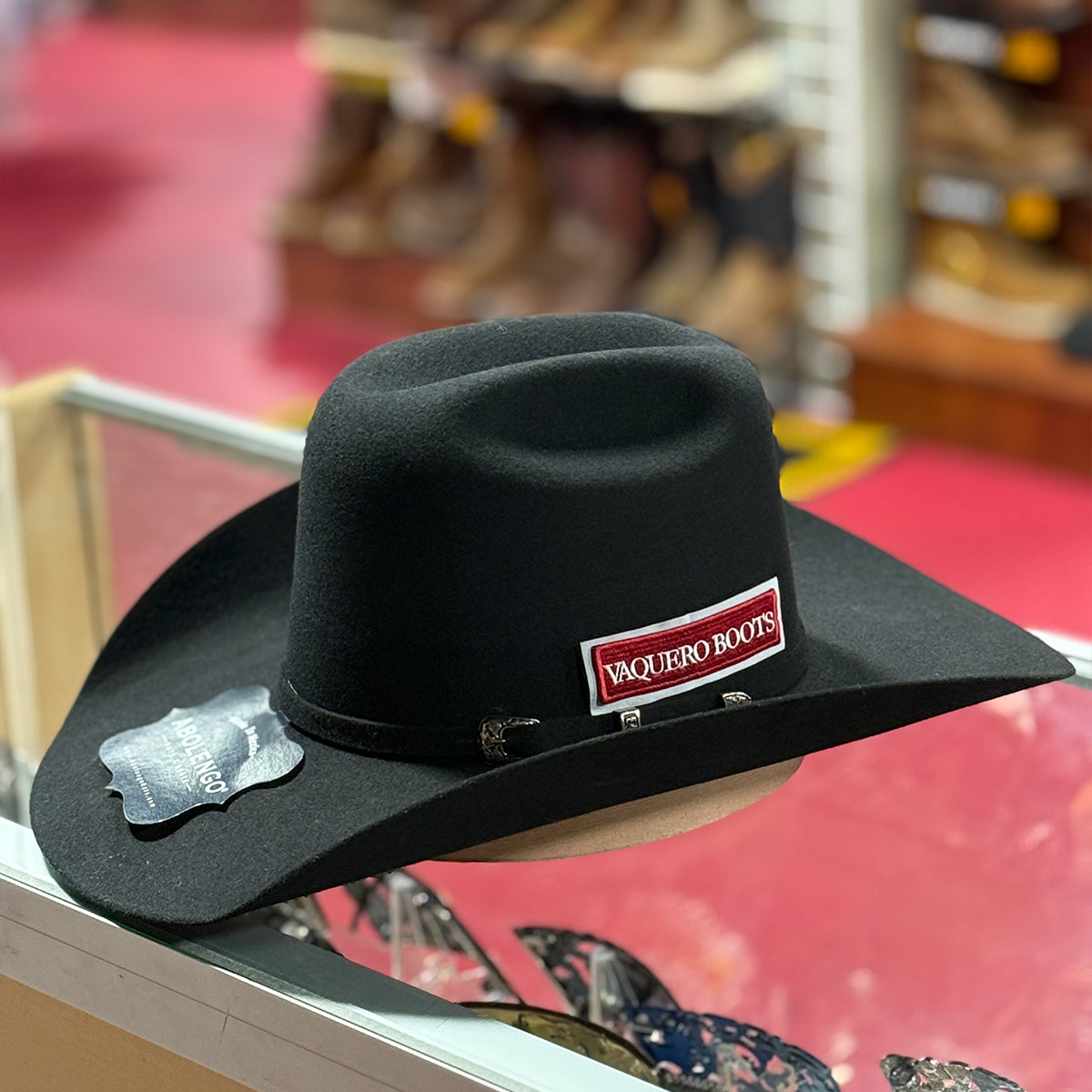Handmade Vaquero Boots Hat Patch