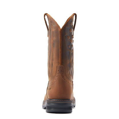 Ariat Men's Sierra Shock Shield Steel Toe Western Work Boot