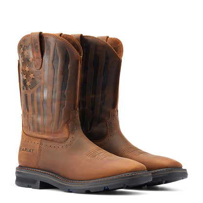 Ariat Men's Sierra Shock Shield Steel Toe Western Work Boot