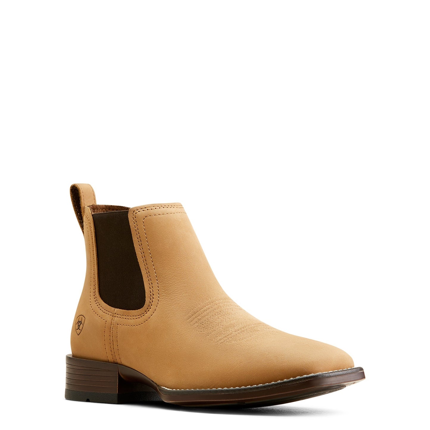 Ariat Booker Ultra Almond Brown Square Toe Western Boot