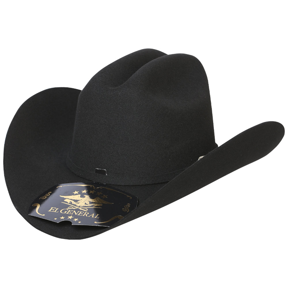  Julion Black Cowboy Felt Hat