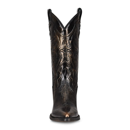 Corral Women's Black Bronze Cowgirl Boots