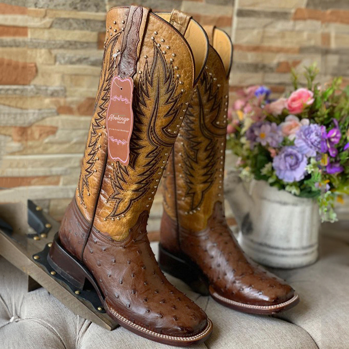 Womens Ostrich Boots