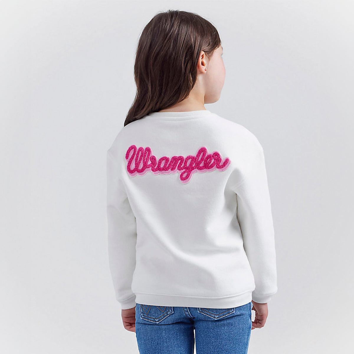  Wrangler X Barbie™ Girls Logo Sweatshirt