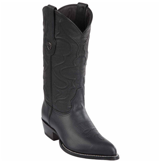  Black Cowboy Boots J-Toe