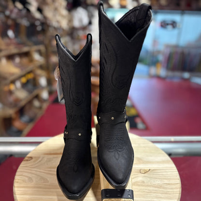  Women's Black Cowboy Boots