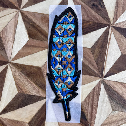 Handmade Feather Cowboy Hat Patches
