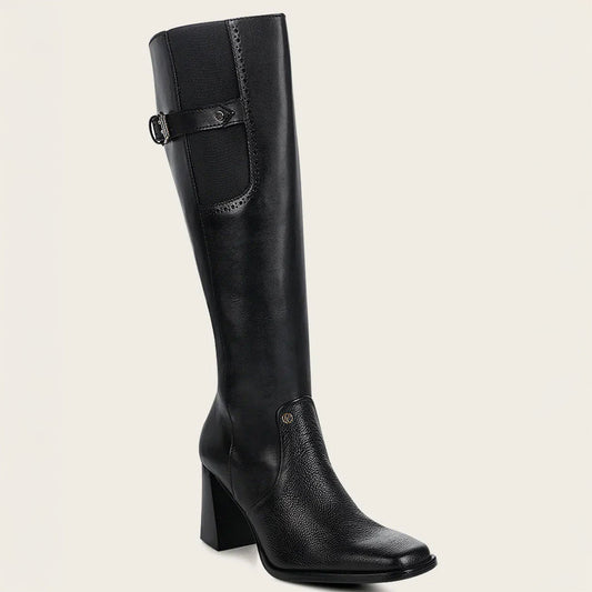  Black French Toe Tall Boot