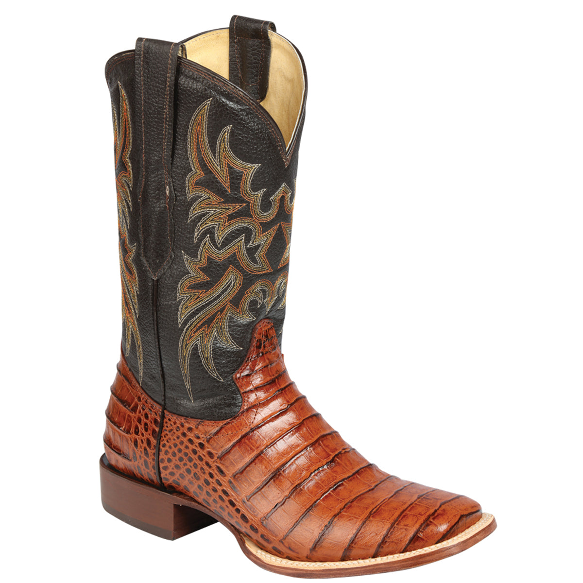  Cowboy Boots Caiman Belly Print