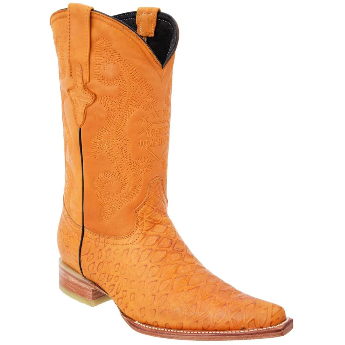  Printed Anteater Cowboy Boots 3x Pointed Toe