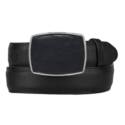  Grisly Black Leather Belt