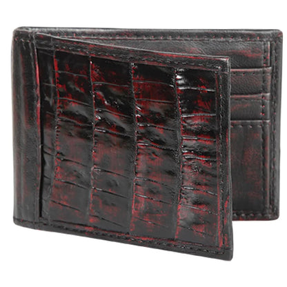  Black Cherry Crocodile Money Clip