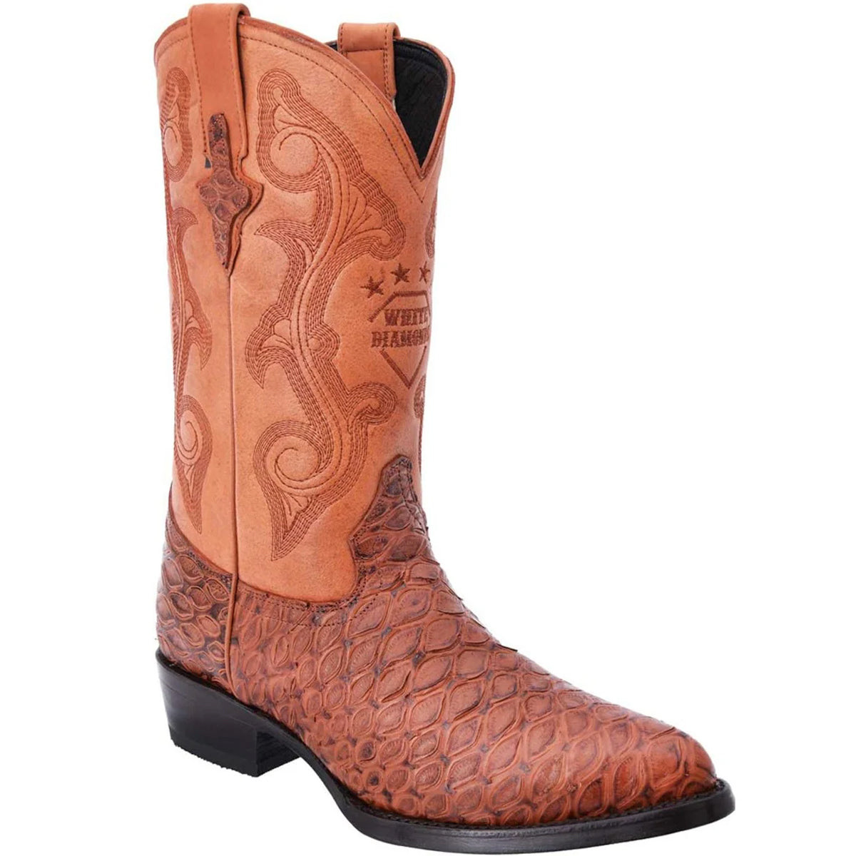  Anteater Print Western Boots J-Toe
