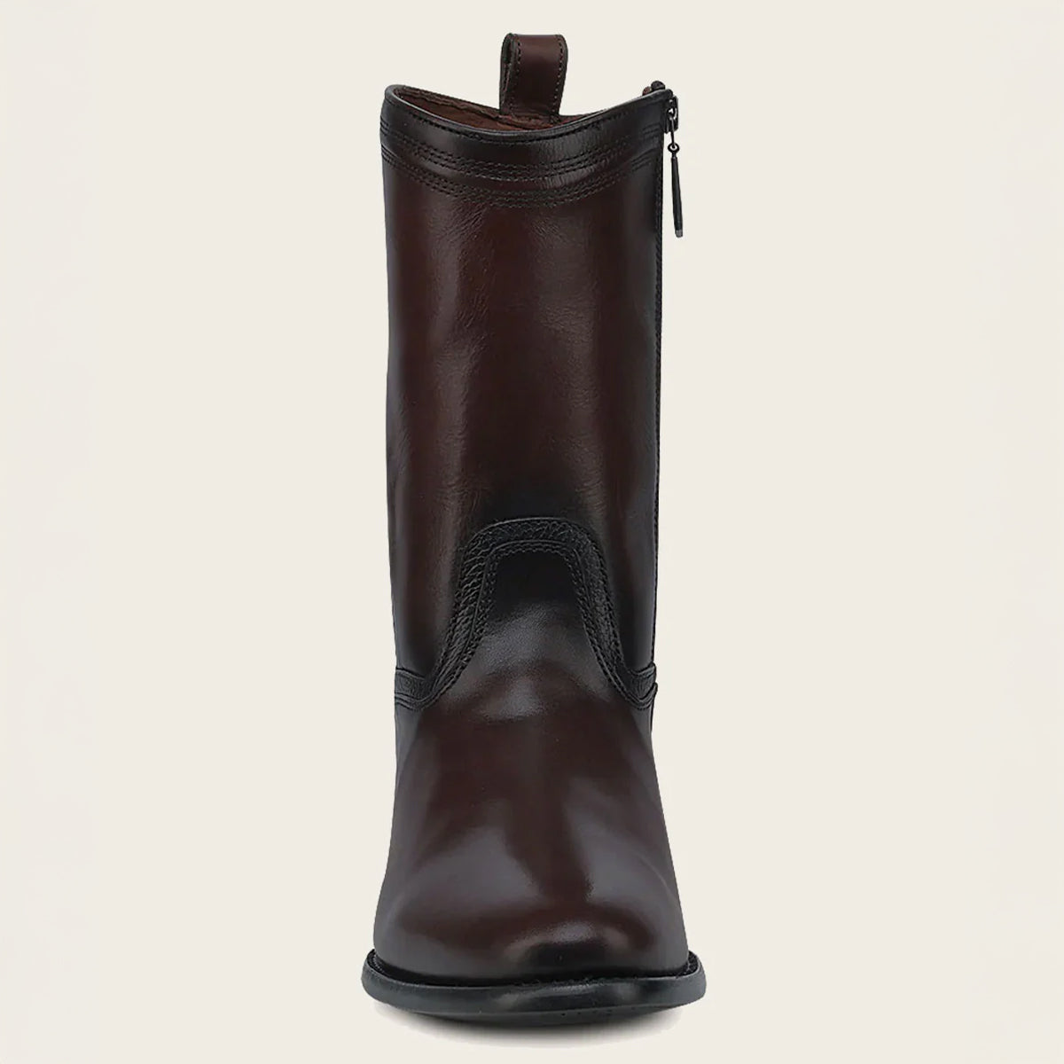  Chocolate Round Toe Boot