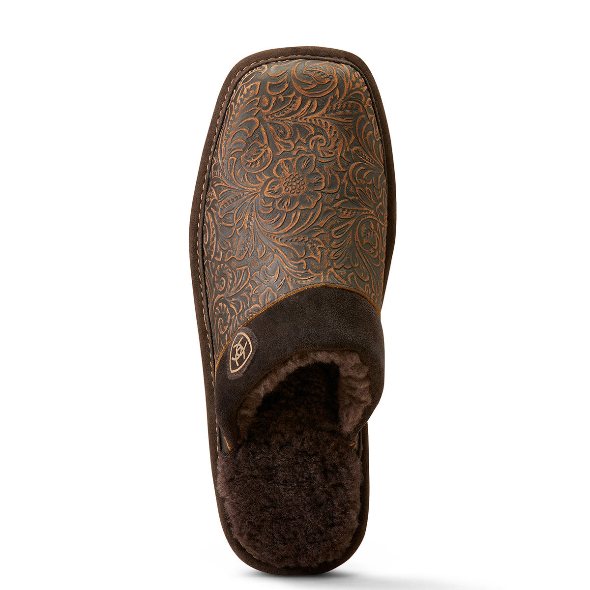 Ariat Men's Silversmith Embossed Tooling Square Toe Slipper