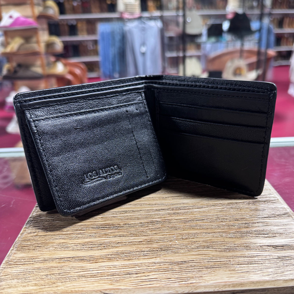  Black Ostrich Wallet