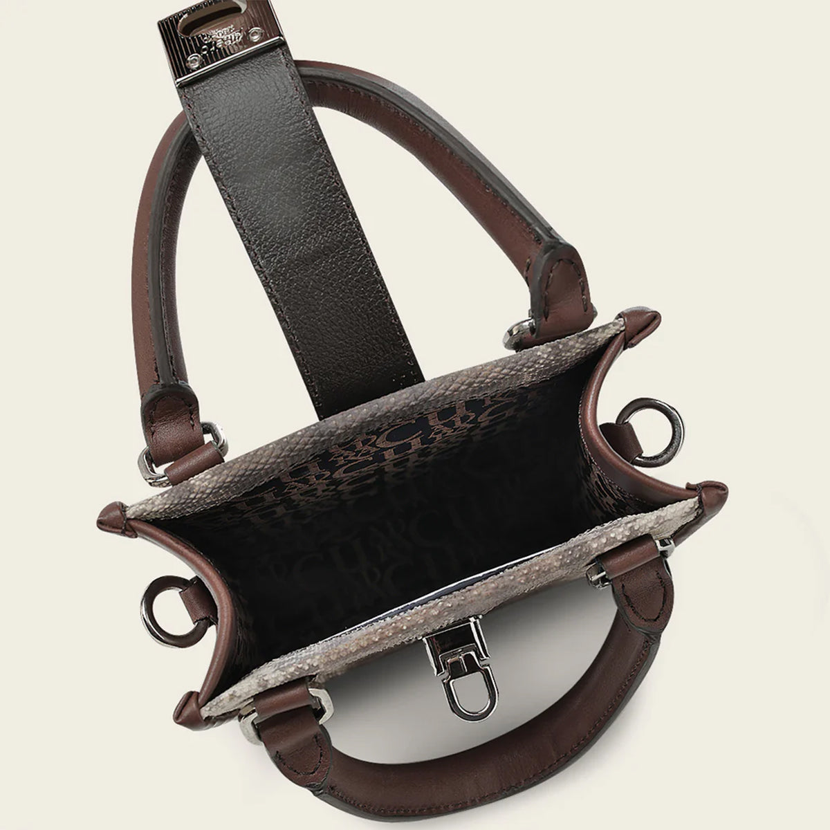  Grey Carunga Snake Handbag