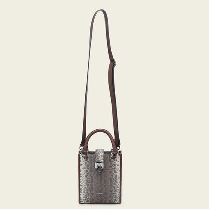  Grey Carunga Snake Handbag