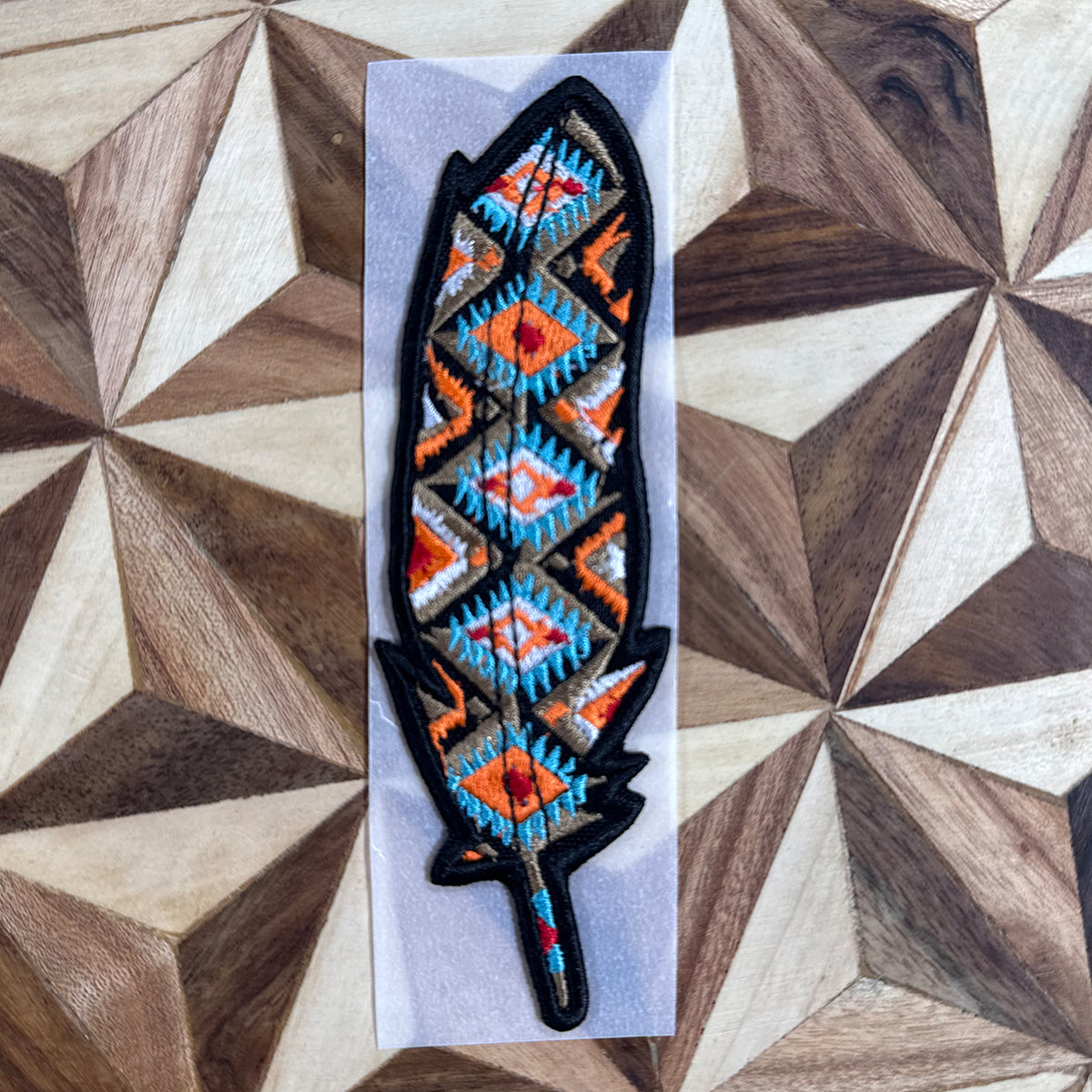 Handmade Feather Cowboy Hat Patches