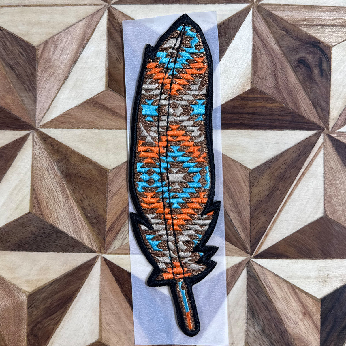Handmade Feather Cowboy Hat Patches
