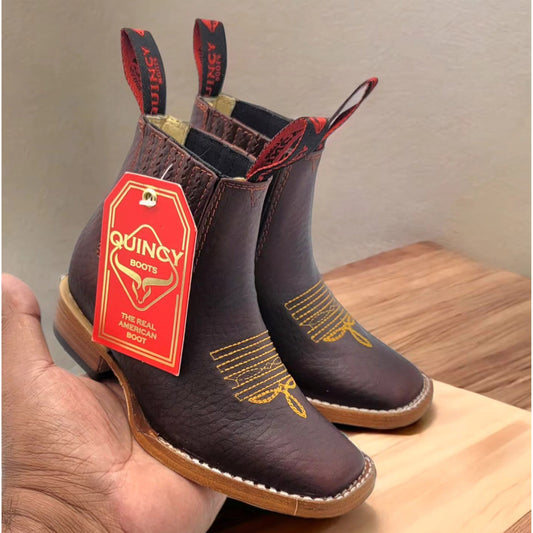  Kids Cowboy Boots Square Toe