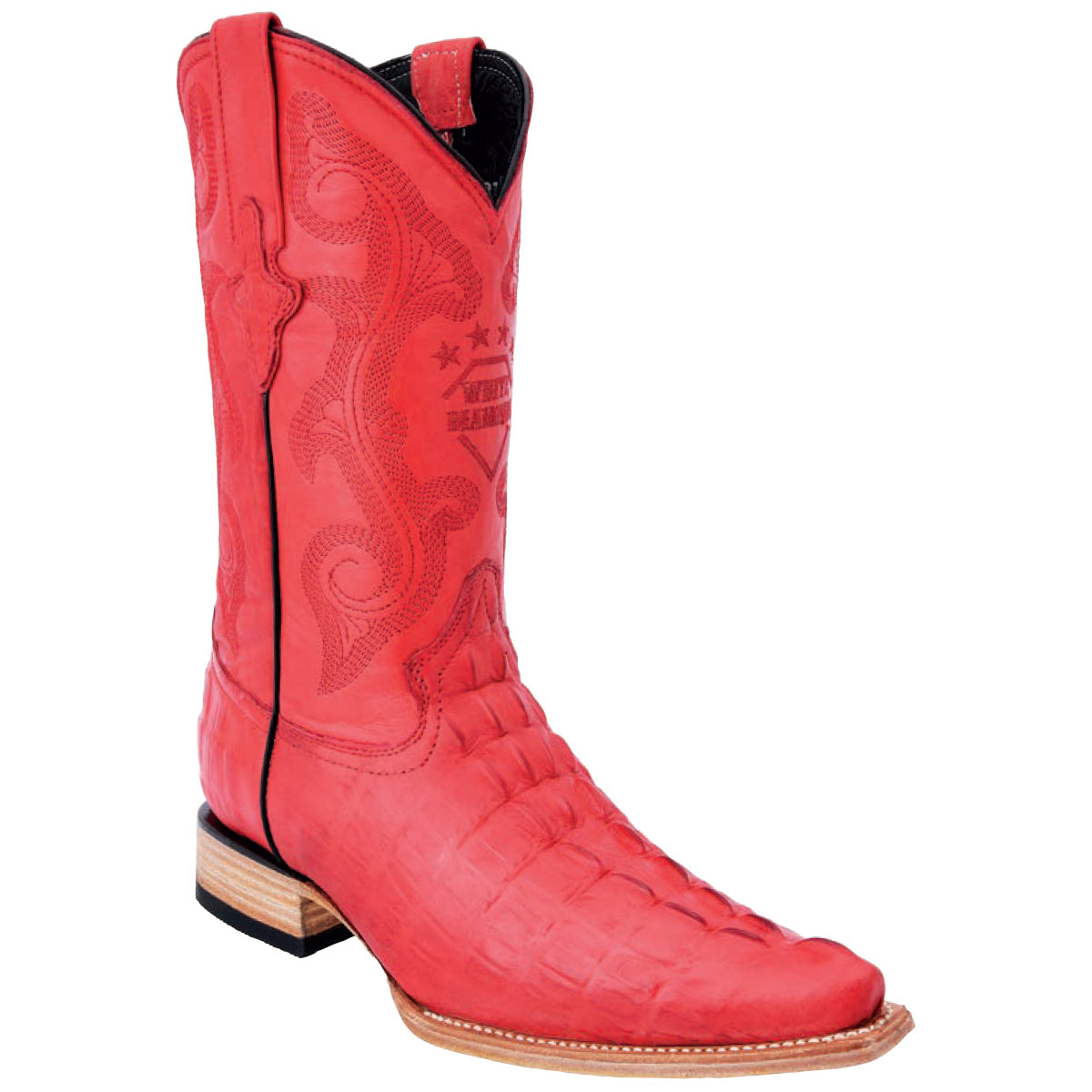  Red Cowboy Boot Pointed Toe