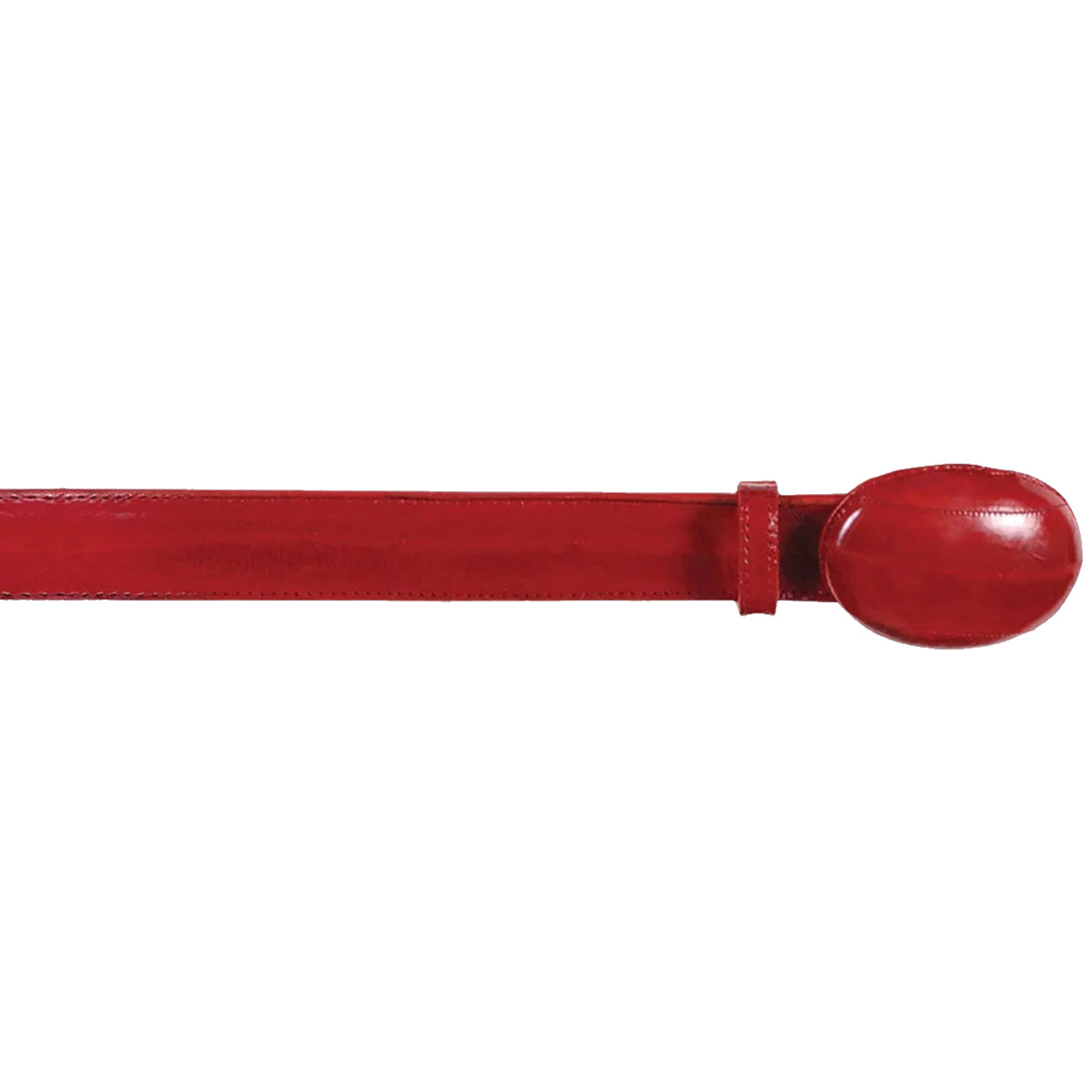  Red Eel Skin Belt