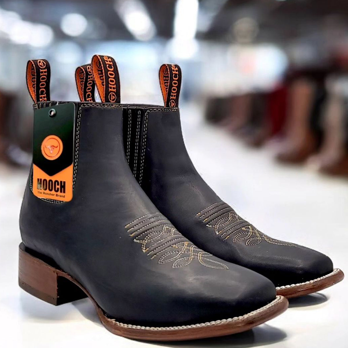  Short Black Western Boots